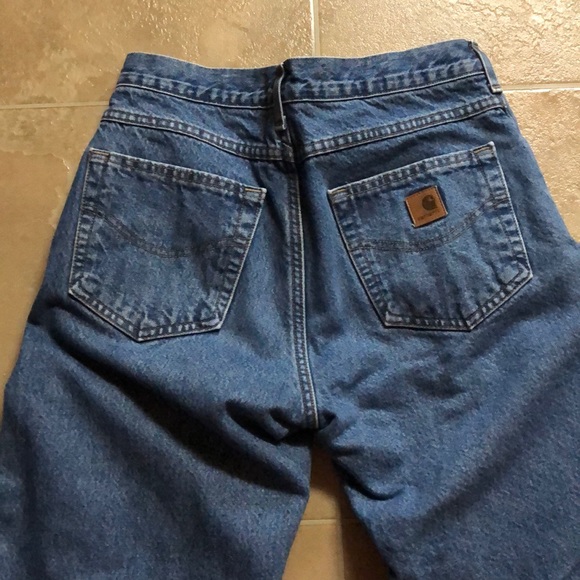 carhartt fleece lined jeans mens